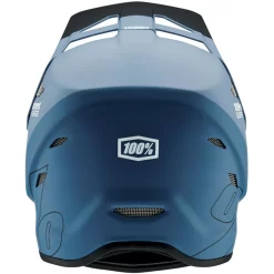 100% Status Helm - Drop/Steel Blue -Fahrradzubehör Geschäft 100 downhill mtb helm downhill mtb helmet status 3