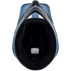 100% Status Helm - Drop/Steel Blue -Fahrradzubehör Geschäft 100 downhill mtb helm downhill mtb helmet status 4