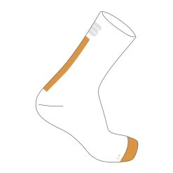 Sportful BFP 12 Damensocken - Weiss/Gold