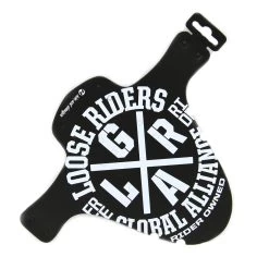 LOOSE RIDERS Mudguard ''Alliance White'' - Schwarz