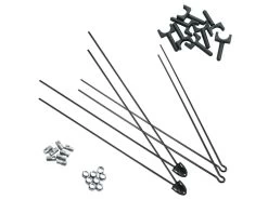 SKS Strebensatz Bluemels 3.0 V2A Schwarz Gepulvert