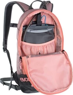 Evoc Joyride 4 L - Kids Rucksack - Pink/Grau -Fahrradzubehör Geschäft 4250450724841 JOYRIDE 4L DUSTYPINK CARBON GREY D2