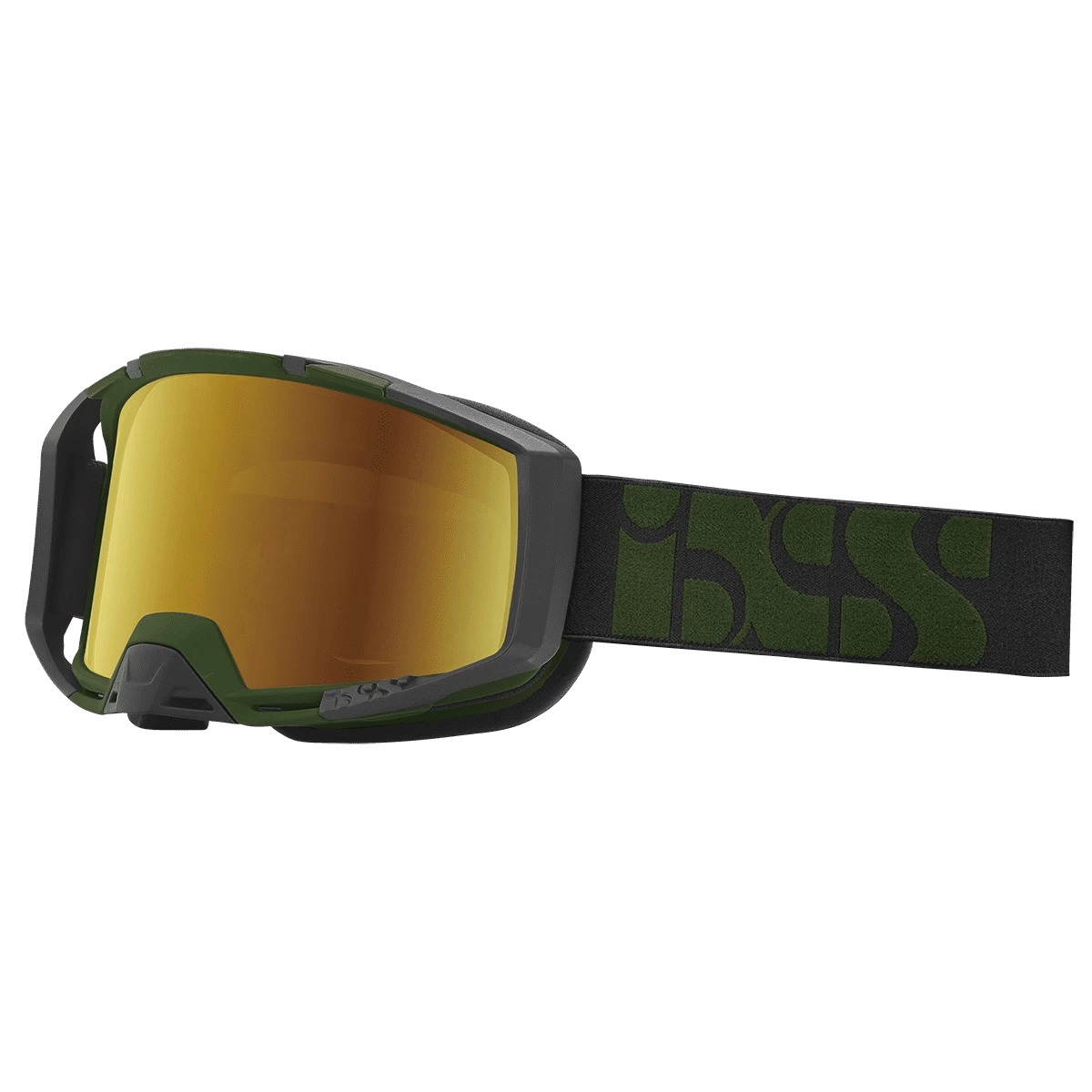 IXS Trigger Goggle Mirror (Low Profile) - Olive/Mirror Gold 4 IXS Trigger Goggle Mirror (Low Profile) - Olive/Mirror Gold – Bild 2