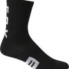Fox Racing 6'' Flexair Merino Sock Black 1 Fox Racing 6'' Flexair Merino Sock Black -Fahrradzubehör Geschäft 6FlexairMerinoSockBlack 1