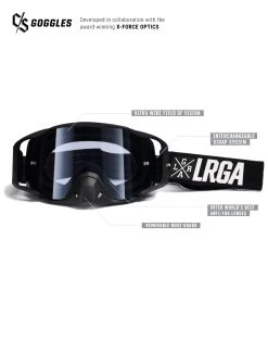 LOOSE RIDERS C/S Goggle - Black -Fahrradzubehör Geschäft 8338 3b