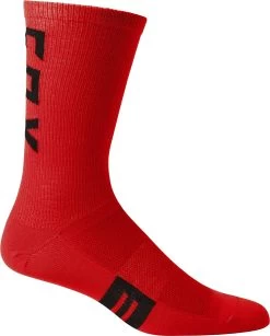 Fox Racing 8'' Flexair Merino Sock Fluorescent Red
