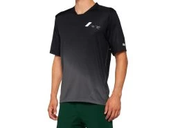 100% Celium Short Sleeve Jersey - Black/Charcoal