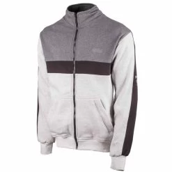 Sweatjacke WOLF - Hellgrau-dunkelgrau-schwarz