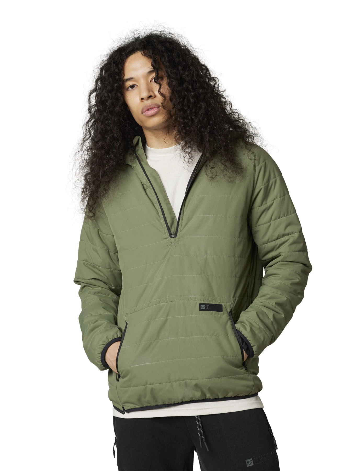 Fox Racing Howell Hooded Puffy Anorak - Army 3 Fox Racing Howell Hooded Puffy Anorak - Army