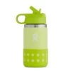 Hydro Flask Kids Trinkflasche Wide Mouth Straw Lid & Boot - Honeydew -Fahrradzubehör Geschäft Kids Trinkflasche Wide Mouth Straw Lid Boot Honeydew