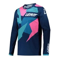 LEATT Jersey Moto 4.5 Lite - Blau-pink