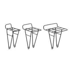 Commuter Front Rack Aluminium - Schwarz