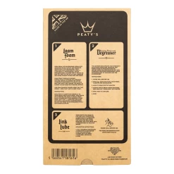 Peaty's Geschenkbox - Bicycle Cleaning Kit - Wash Degrease Lubricate -Fahrradzubehör Geschäft bike degrease kit