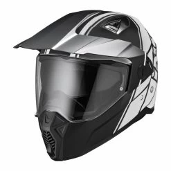 IXS 208 2.0 Motorradhelm - Matt Schwarz-weiss