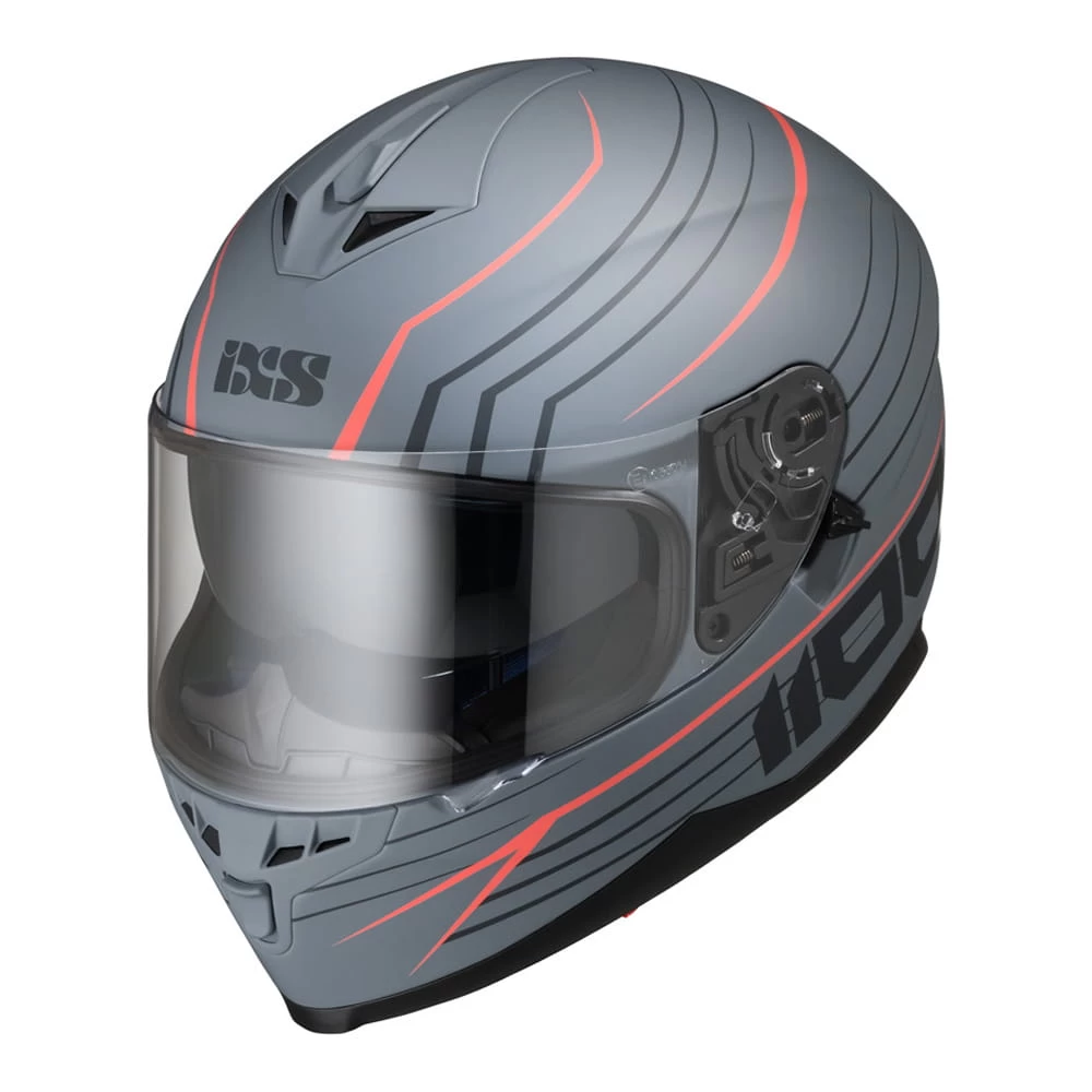 Integralhelm IXS1100 2.1 Grau-rot Matt 3 Integralhelm IXS1100 2.1 Grau-rot Matt