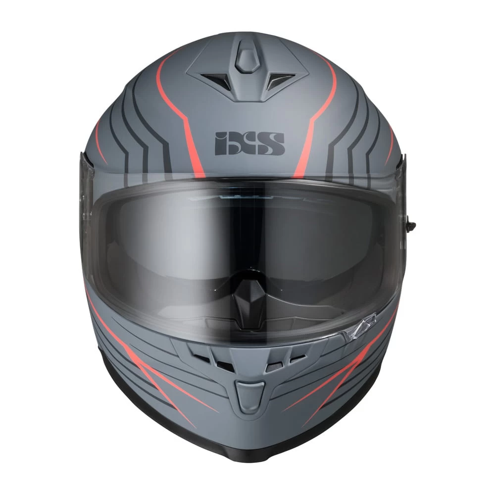 Integralhelm IXS1100 2.1 Grau-rot Matt 4 Integralhelm IXS1100 2.1 Grau-rot Matt – Bild 2