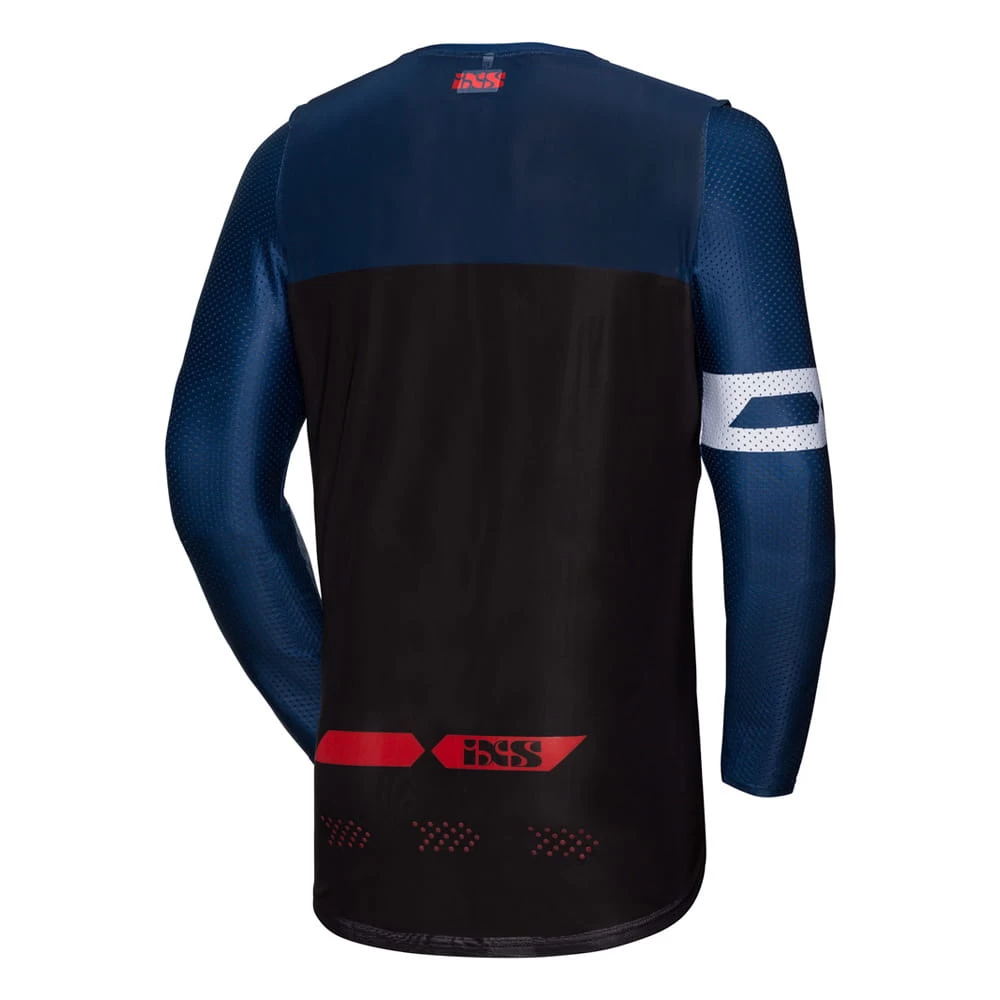 IXS MX Jersey 19 2.0 Slim Black Blue Red 4 IXS MX Jersey 19 2.0 Slim Black Blue Red – Bild 2