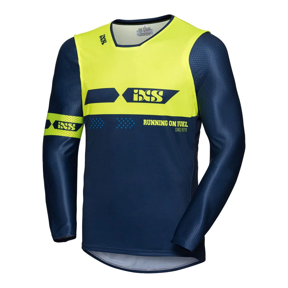 IXS MX Jersey 19 2.0 Slim Blue Yellow 3 IXS MX Jersey 19 2.0 Slim Blue Yellow