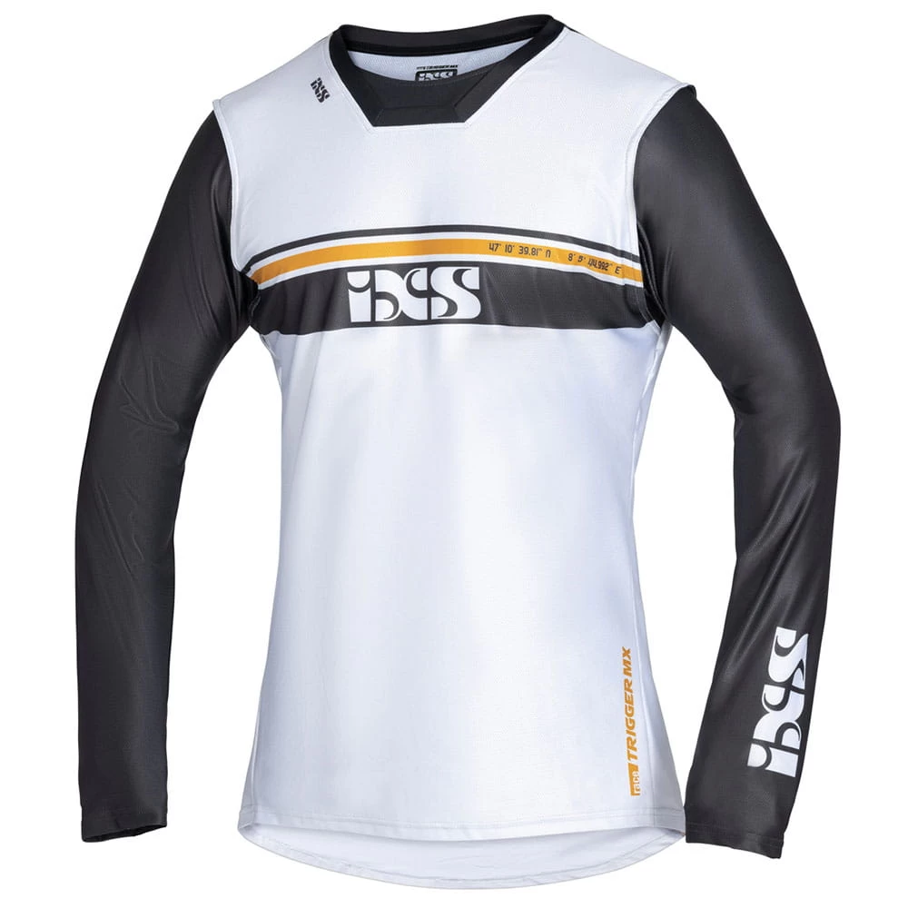 IXS MX Jersey Trigger 2.0 - Weiss-anthrazit-braun 3 IXS MX Jersey Trigger 2.0 - Weiss-anthrazit-braun