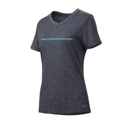 IXS Playground Tee Women Anthracite-celeste