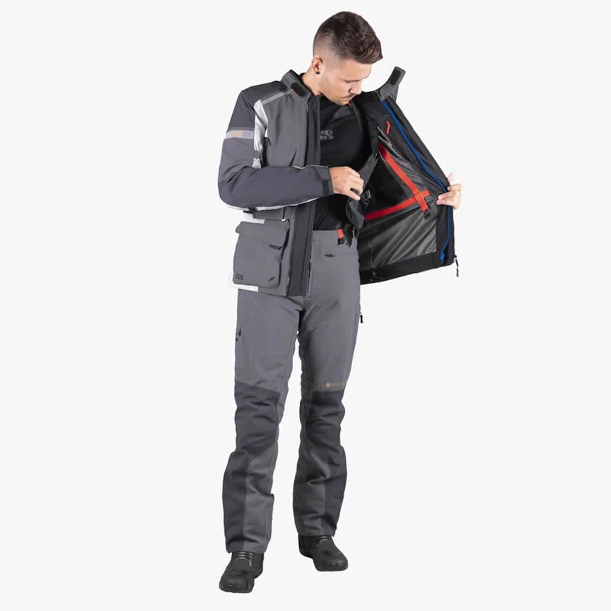 IXS Tour Jacke Master-GTX 2.0 Grau-hell Grau 5 IXS Tour Jacke Master-GTX 2.0 Grau-hell Grau – Bild 3