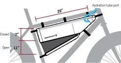 Blackburn Outpost Rahmentasche - Large -Fahrradzubehör Geschäft outpost frame bag dimensions large