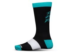 Ride Concepts Ride Every Day Socks - Black/Aqua