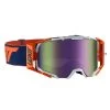 LEATT Velocity 6.5 Iriz Goggles Anti Fog Mirror Lens - Orange -Fahrradzubehör Geschäft velocity orange